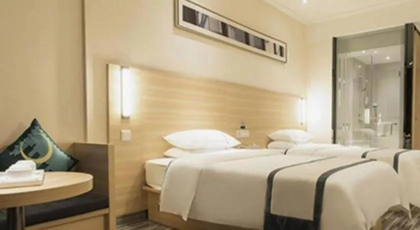 Bed in City Comfort Inn Yulin Jincheng Center Municipal Government