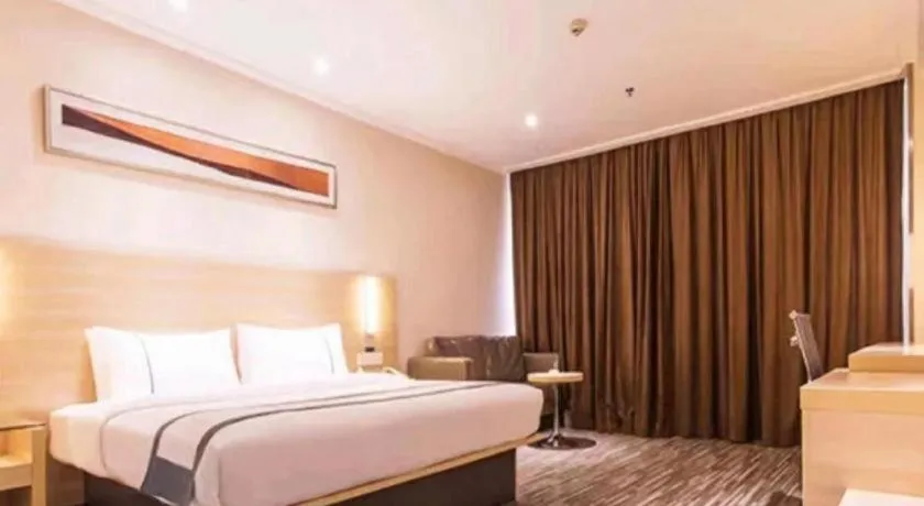 Bed in City Comfort Inn Yulin Jincheng Center Municipal Government