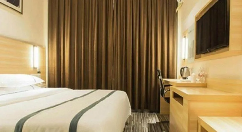 Bed in City Comfort Inn Yulin Jincheng Center Municipal Government