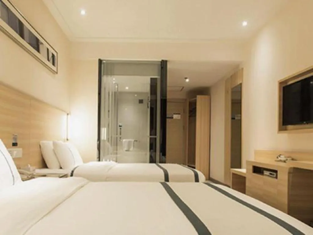 Bed in City Comfort Inn Yulin Jincheng Center Municipal Government