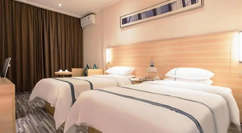 Bed in City Comfort Inn Yulin Jincheng Center Municipal Government