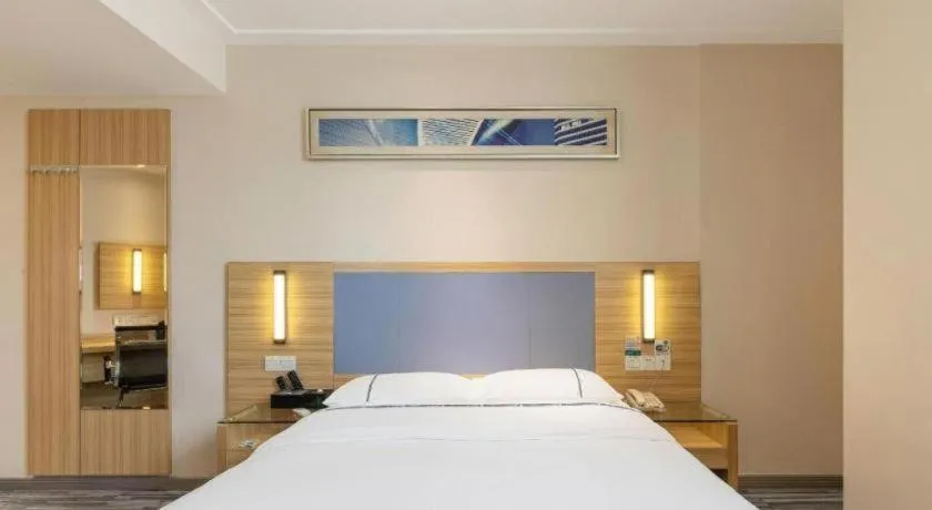 Bed in City Comfort Inn Yulin Jincheng Center Municipal Government