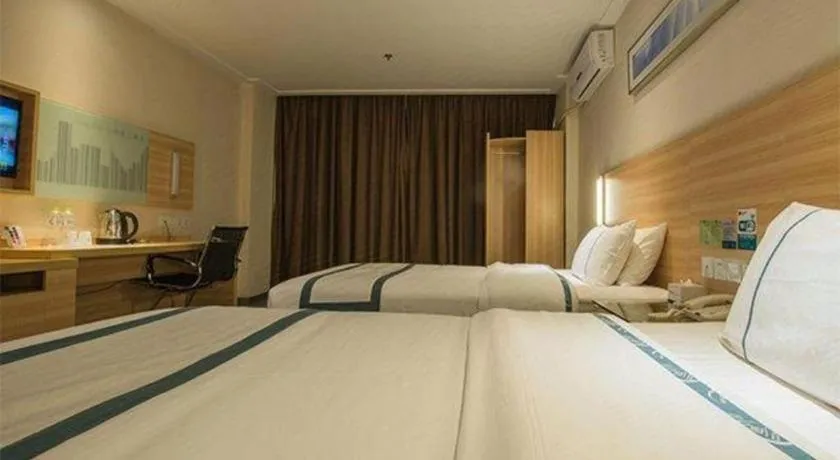 Bed in City Comfort Inn Yulin Jincheng Center Municipal Government