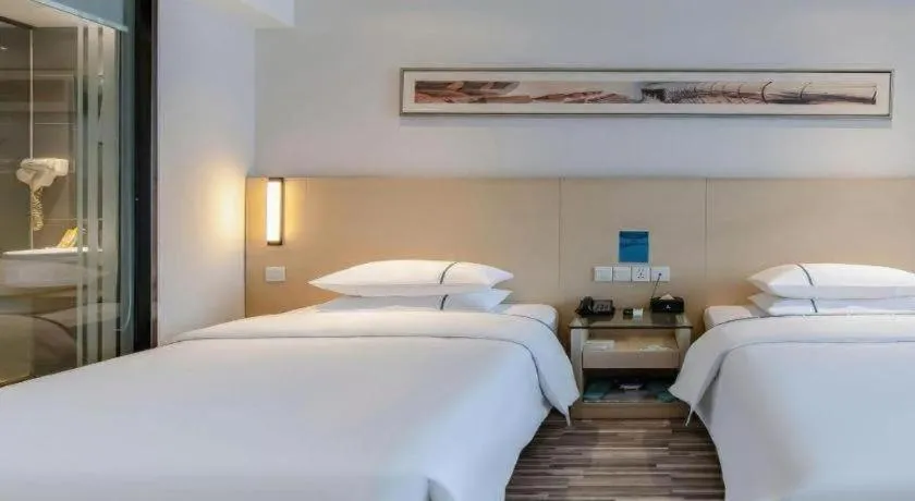 Bed in City Comfort Inn Yulin Jincheng Center Municipal Government