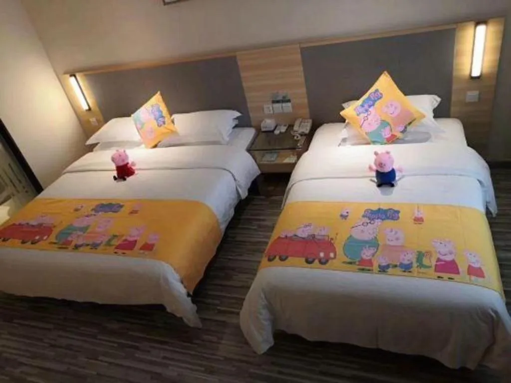 Bed in City Comfort Inn Yulin Jincheng Center Municipal Government