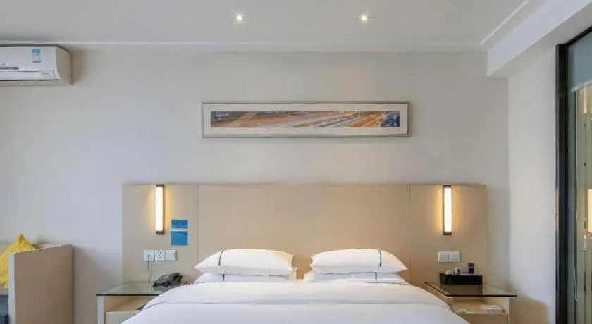 Bed in City Comfort Inn Yulin Jincheng Center Municipal Government