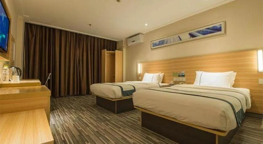Bed in City Comfort Inn Yulin Jincheng Center Municipal Government