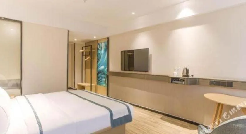 Bed in City Comfort Inn Nanning Guangxi University Xinyang Road