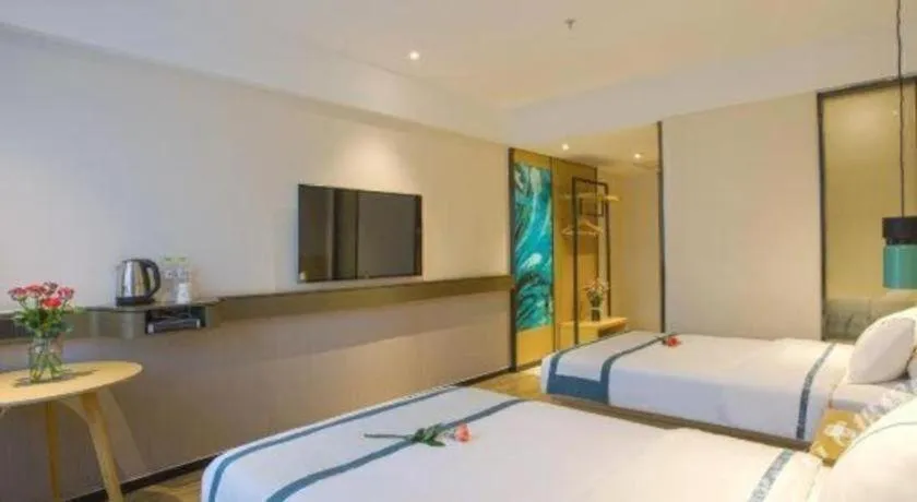 Bed in City Comfort Inn Nanning Guangxi University Xinyang Road