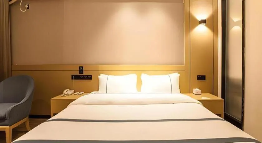 Bed in City Comfort Inn Nanning Guangxi University Xinyang Road
