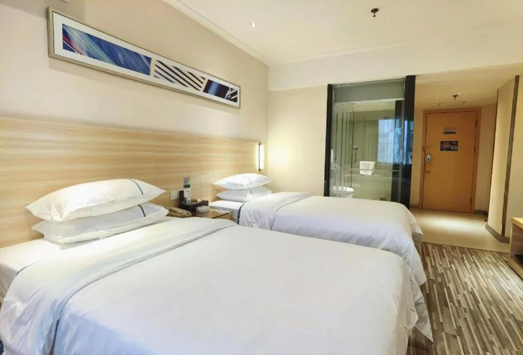 Bed in City Comfort Inn Baise Tiandong