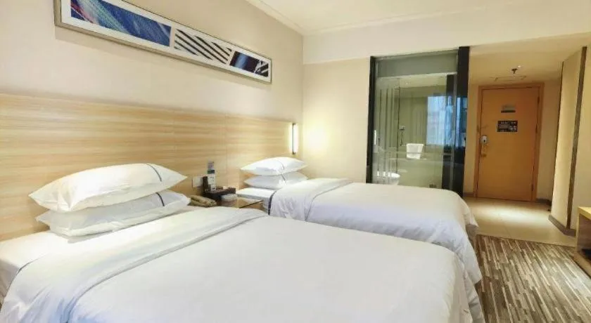 Bed in City Comfort Inn Baise Tiandong