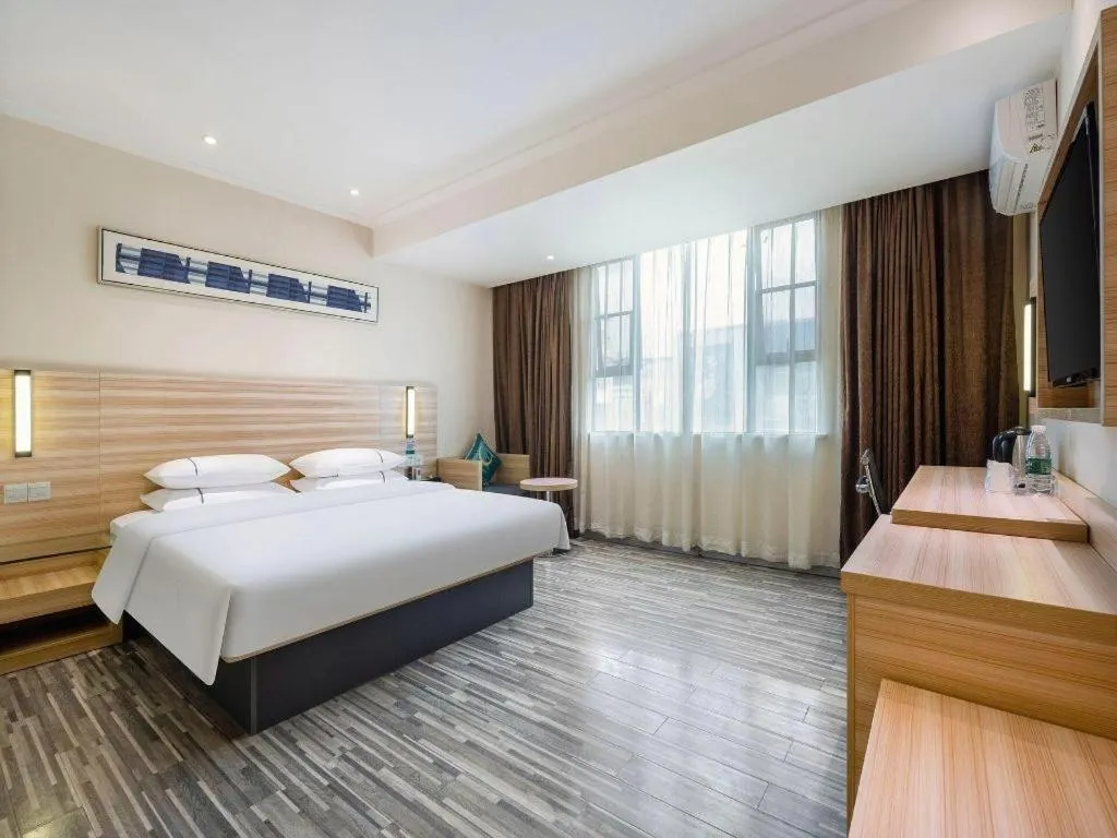 Bed in City Comfort Inn Baise Tiandong