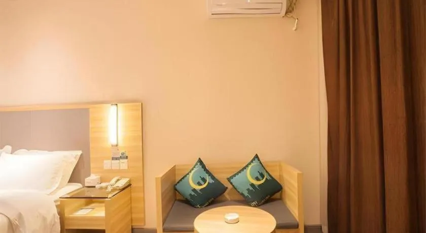 Bed in City Comfort Inn Nanning Chaoyang Parkson Pedestrian Street