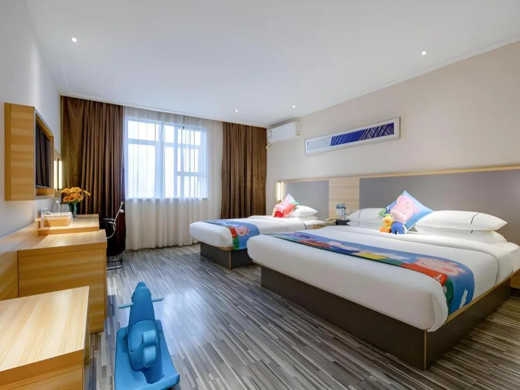 Bed in City Comfort Inn Nanning Chaoyang Parkson Pedestrian Street