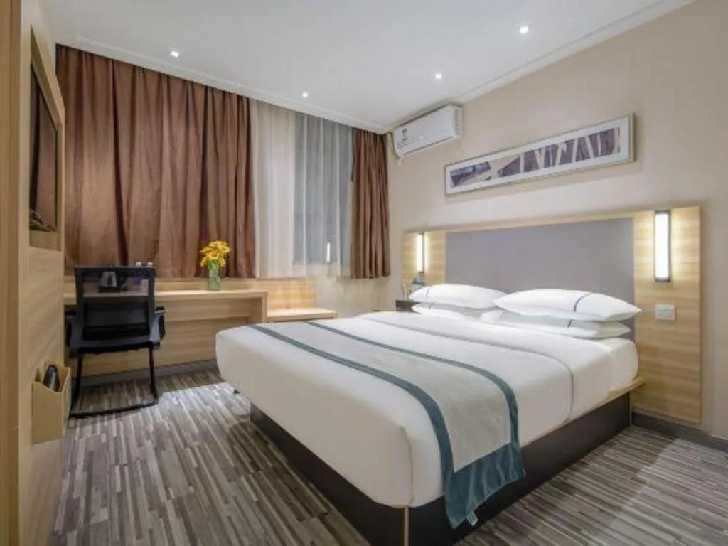 Bed in City Comfort Inn Nanning Chaoyang Parkson Pedestrian Street