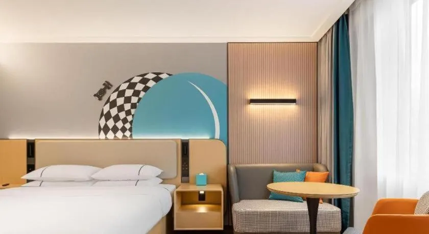 Bed in City Comfort Inn Huanggang Tuanfeng Passenger