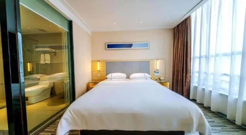 Bed in City Comfort Inn Guilin Quanzhou Zhongxin Square
