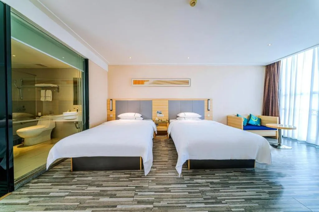 Bed in City Comfort Inn Guilin Quanzhou Zhongxin Square