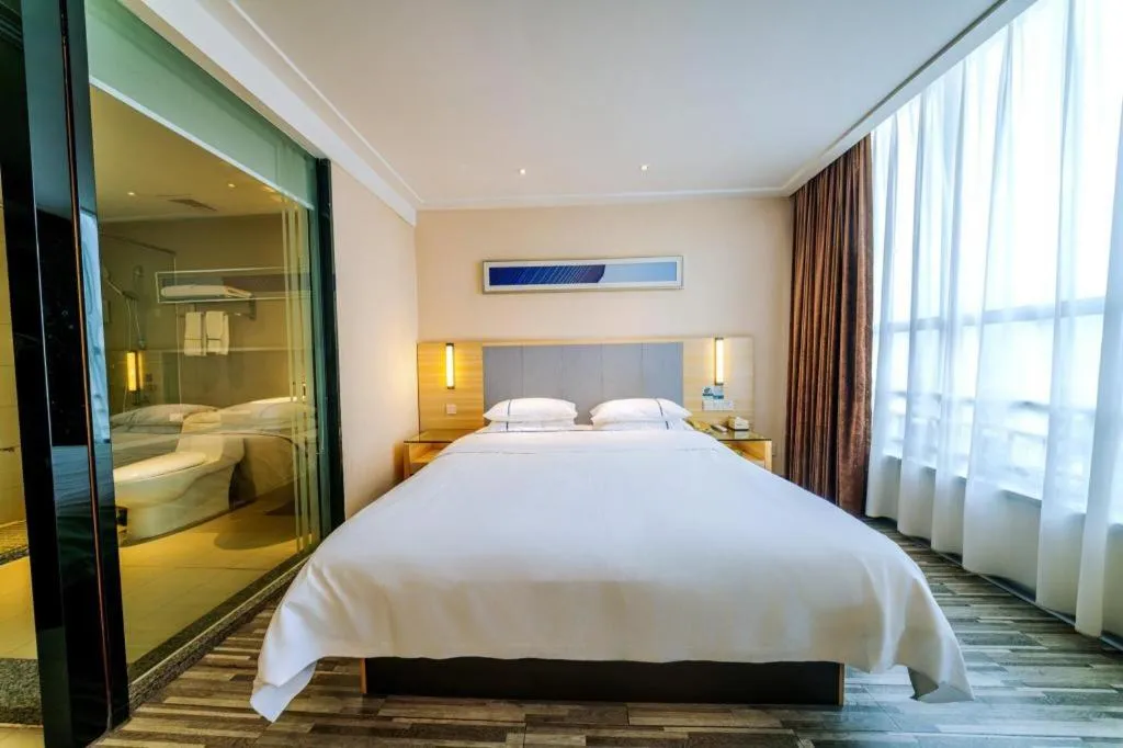 Bed in City Comfort Inn Guilin Quanzhou Zhongxin Square
