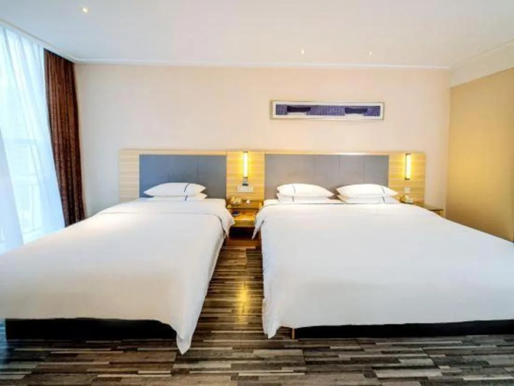 Bed in City Comfort Inn Guilin Quanzhou Zhongxin Square