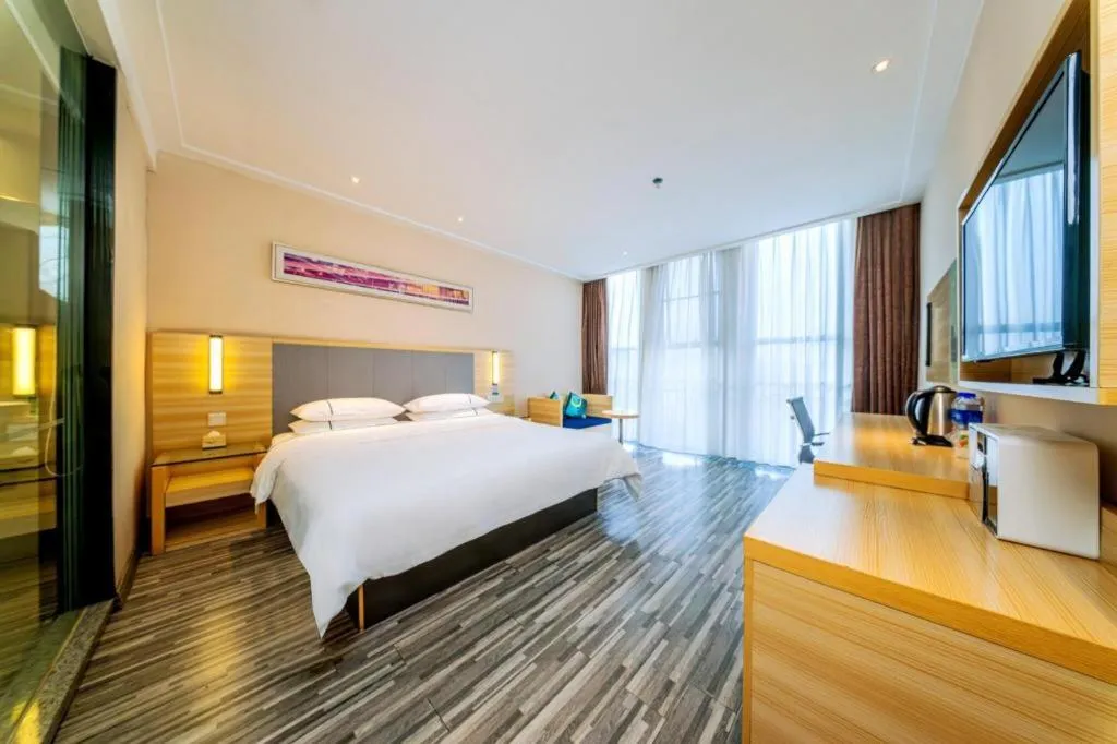 Bed in City Comfort Inn Guilin Quanzhou Zhongxin Square