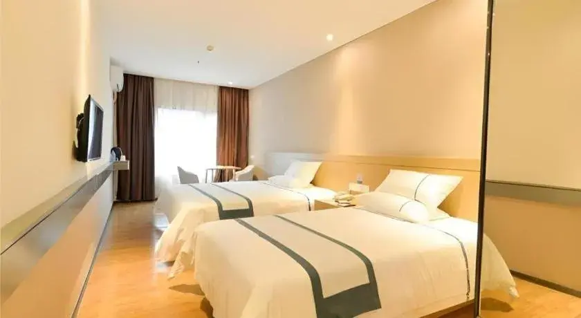 Bed in City Comfort Inn Zhuhai Qinglv Middle Road Riyuebei Grand Theater Bed in City Comfort Inn Zhuhai Qinglv Middle Road Riyuebei Grand Theater