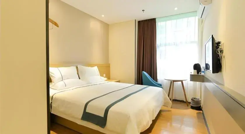 Bed in City Comfort Inn Zhuhai Qinglv Middle Road Riyuebei Grand Theater Bed in City Comfort Inn Zhuhai Qinglv Middle Road Riyuebei Grand Theater