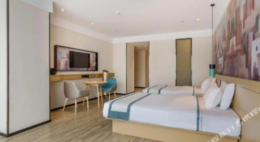 Bed in City Comfort Inn Nanchang Gaoxin Avenue Metro Station Aixi Lake