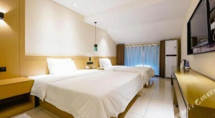 Bed in City Comfort Inn Nanchang Gaoxin Avenue Metro Station Aixi Lake