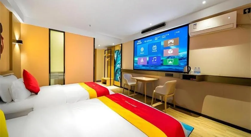 Bed in City Comfort Inn Yulin Yufu Road Industrial Products Market