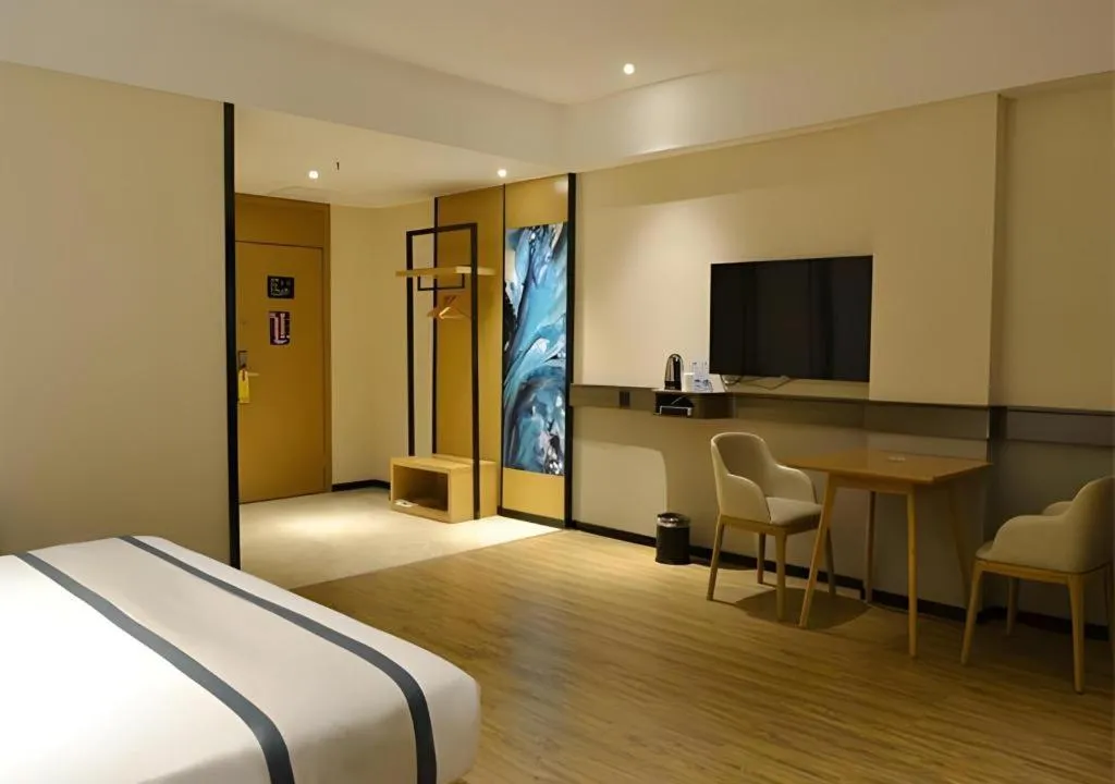 Bed in City Comfort Inn Yulin Yufu Road Industrial Products Market