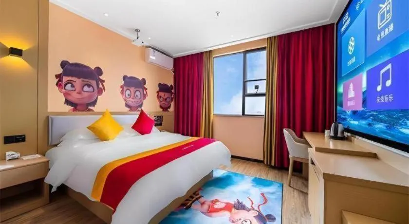 Bed in City Comfort Inn Yulin Yufu Road Industrial Products Market