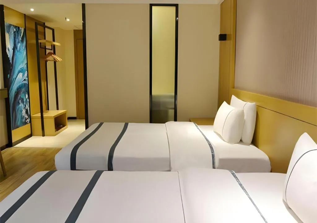 Bed in City Comfort Inn Yulin Yufu Road Industrial Products Market