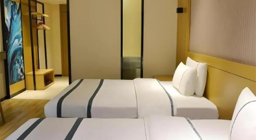 Bed in City Comfort Inn Yulin Yufu Road Industrial Products Market