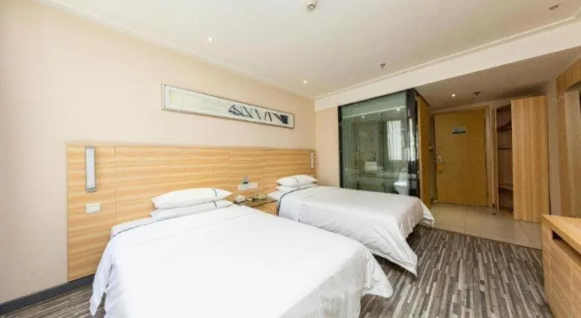 Bed in City Comfort Inn Chongqing Yuzhong District Daping Hospital