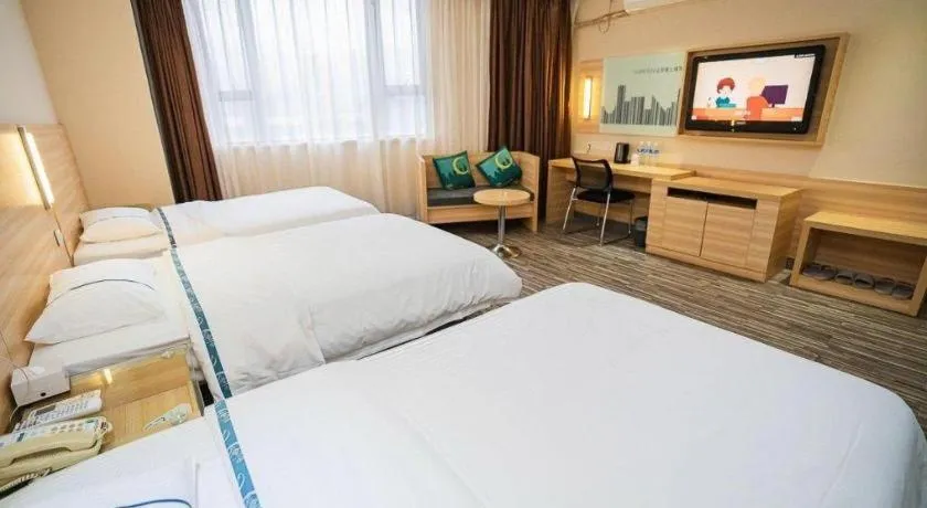 Bed in City Comfort Inn Chongqing Yuzhong District Daping Hospital