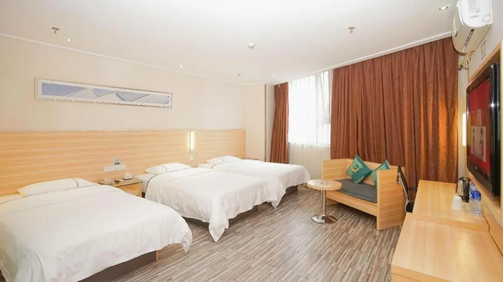 Bed in City Comfort Inn Chongqing Yuzhong District Daping Hospital