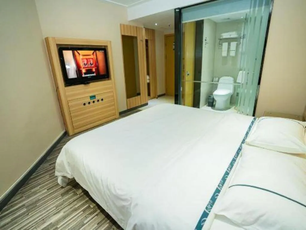 Bed in City Comfort Inn Chongqing Yuzhong District Daping Hospital