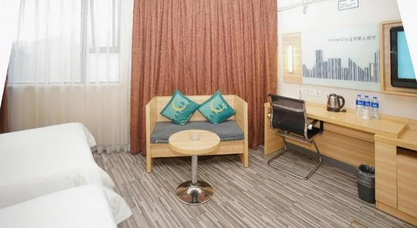 Bed in City Comfort Inn Chongqing Yuzhong District Daping Hospital