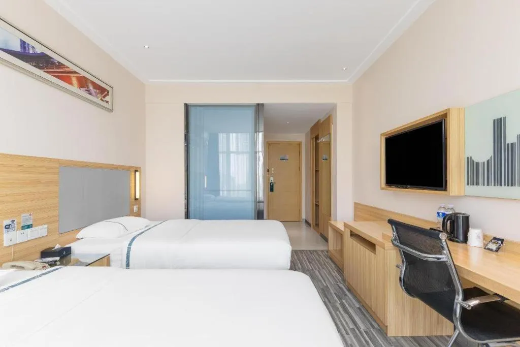 Bed in City Comfort Inn Chongqing Yuzhong District Daping Hospital