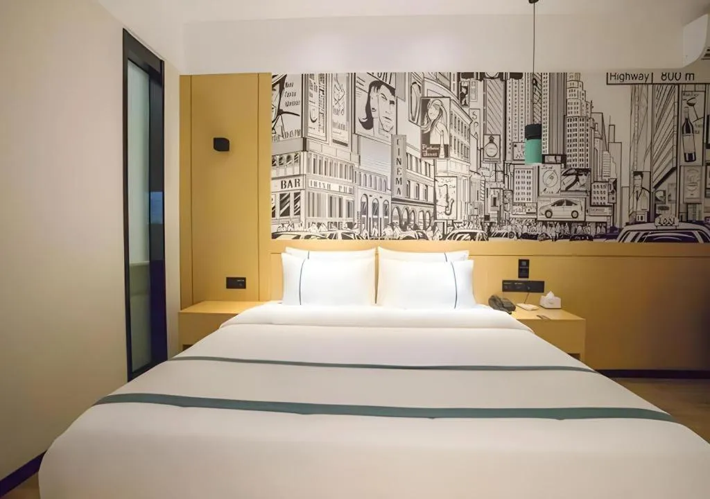 Bed in City Comfort Inn Beiliu Yongfeng Plaza Chengnan Bus Station