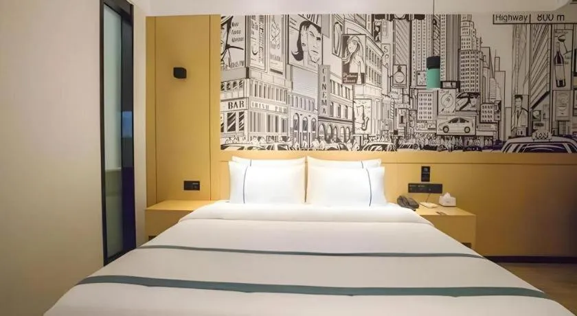 Bed in City Comfort Inn Beiliu Yongfeng Plaza Chengnan Bus Station