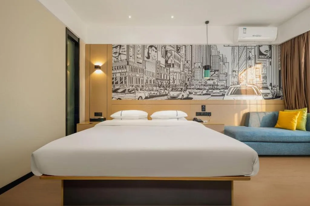 Bed in City Comfort Inn Beiliu Yongfeng Plaza Chengnan Bus Station