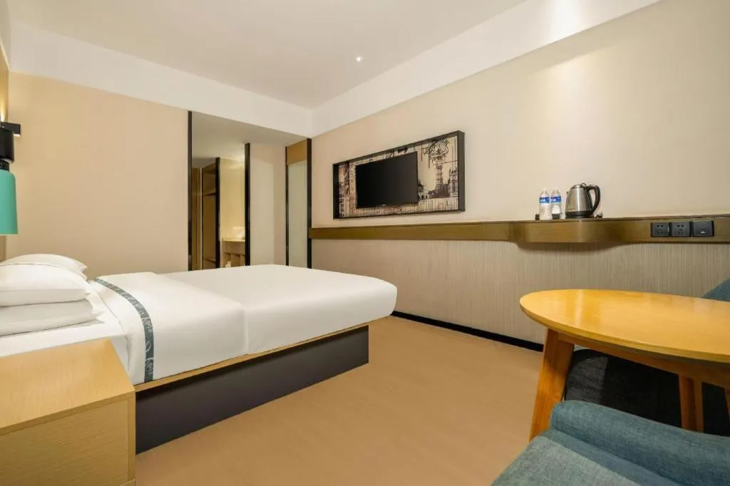 Bed in City Comfort Inn Beiliu Yongfeng Plaza Chengnan Bus Station