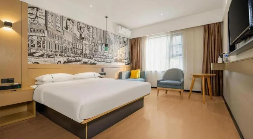 Bed in City Comfort Inn Beiliu Yongfeng Plaza Chengnan Bus Station