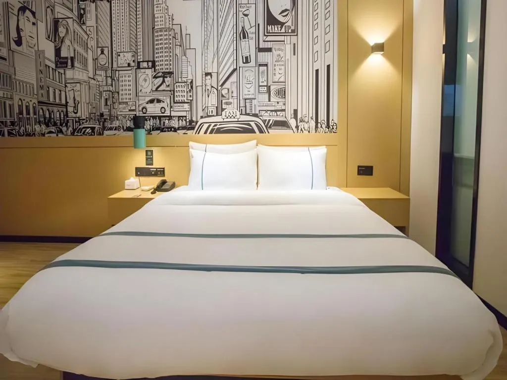 Bed in City Comfort Inn Beiliu Yongfeng Plaza Chengnan Bus Station