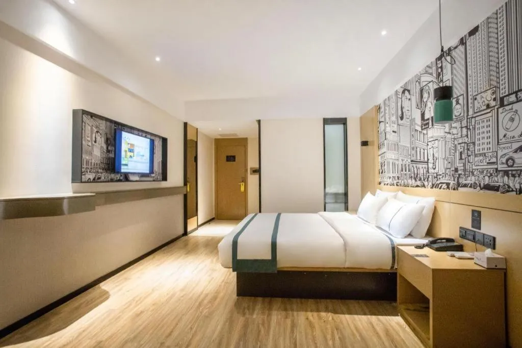 Bed in City Comfort Inn Beiliu Yongfeng Plaza Chengnan Bus Station