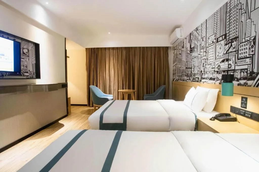 Bed in City Comfort Inn Beiliu Yongfeng Plaza Chengnan Bus Station