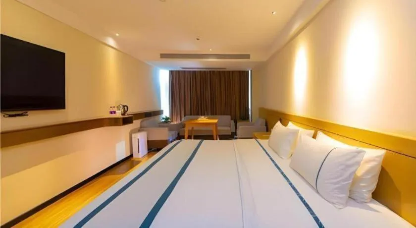 Bed in City Comfort Inn Zhanjiang Xuwen Port Wharf Passenger Station